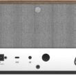 Klipsch The One Plus Premium Bluetooth Speaker System with Two 2.25” Full Range Drivers, 4.5” Woofer, Bluetooth 5.3 with Up to 40 ft. of Distance, Walnut