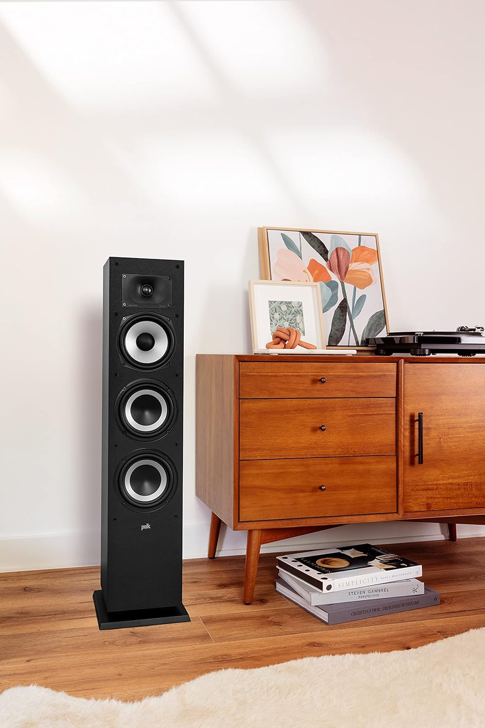 Polk Monitor XT60 Tower Speaker - Hi-Res Audio Certified, Dolby Atmos, DTS:X & Auro 3D Compatible, 1" Tweeter, 6.5" Dynamically Balanced Woofer, (2) 6.5" Passive Radiators (Single, Midnight Black) Polk Monitor XT60 Tower Speaker - Hi-Res Audio Certified, Dolby Atmos, DTS:X & Auro 3D Compatible, 1" Tweeter, 6.5" Dynamically Balanced Woofer, (2) 6.5" Passive Radiators (Single, Midnight Black)