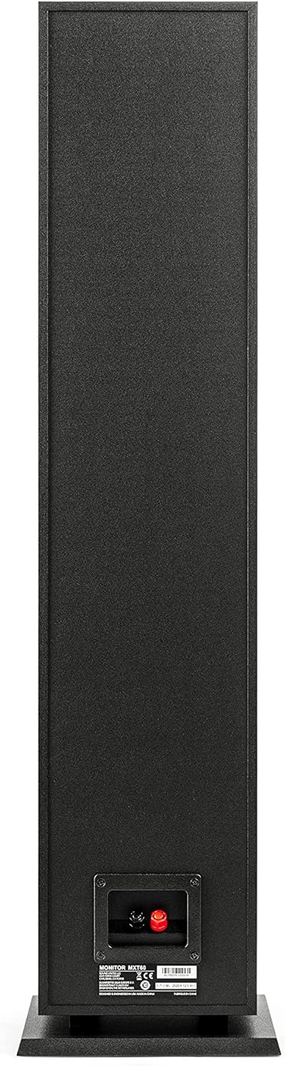 Polk Monitor XT60 Tower Speaker - Hi-Res Audio Certified, Dolby Atmos, DTS:X & Auro 3D Compatible, 1" Tweeter, 6.5" Dynamically Balanced Woofer, (2) 6.5" Passive Radiators (Single, Midnight Black) Polk Monitor XT60 Tower Speaker - Hi-Res Audio Certified, Dolby Atmos, DTS:X & Auro 3D Compatible, 1" Tweeter, 6.5" Dynamically Balanced Woofer, (2) 6.5" Passive Radiators (Single, Midnight Black)