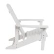 Taylor & Logan Charlestown White Resin Frame Stationary Adirondack Chair with Solid Seat Taylor & Logan Charlestown White Resin Frame Stationary Adirondack Chair with Solid Seat