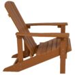 Taylor & Logan Charlestown Teak Resin Frame Stationary Adirondack Chair with Solid Seat