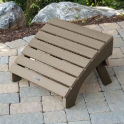 highwood Adirondack Brown Poly-lumber Ottoman