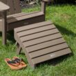 highwood Adirondack Brown Poly-lumber Ottoman