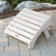 highwood Adirondack White Poly-lumber Ottoman