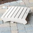 highwood Adirondack White Poly-lumber Ottoman