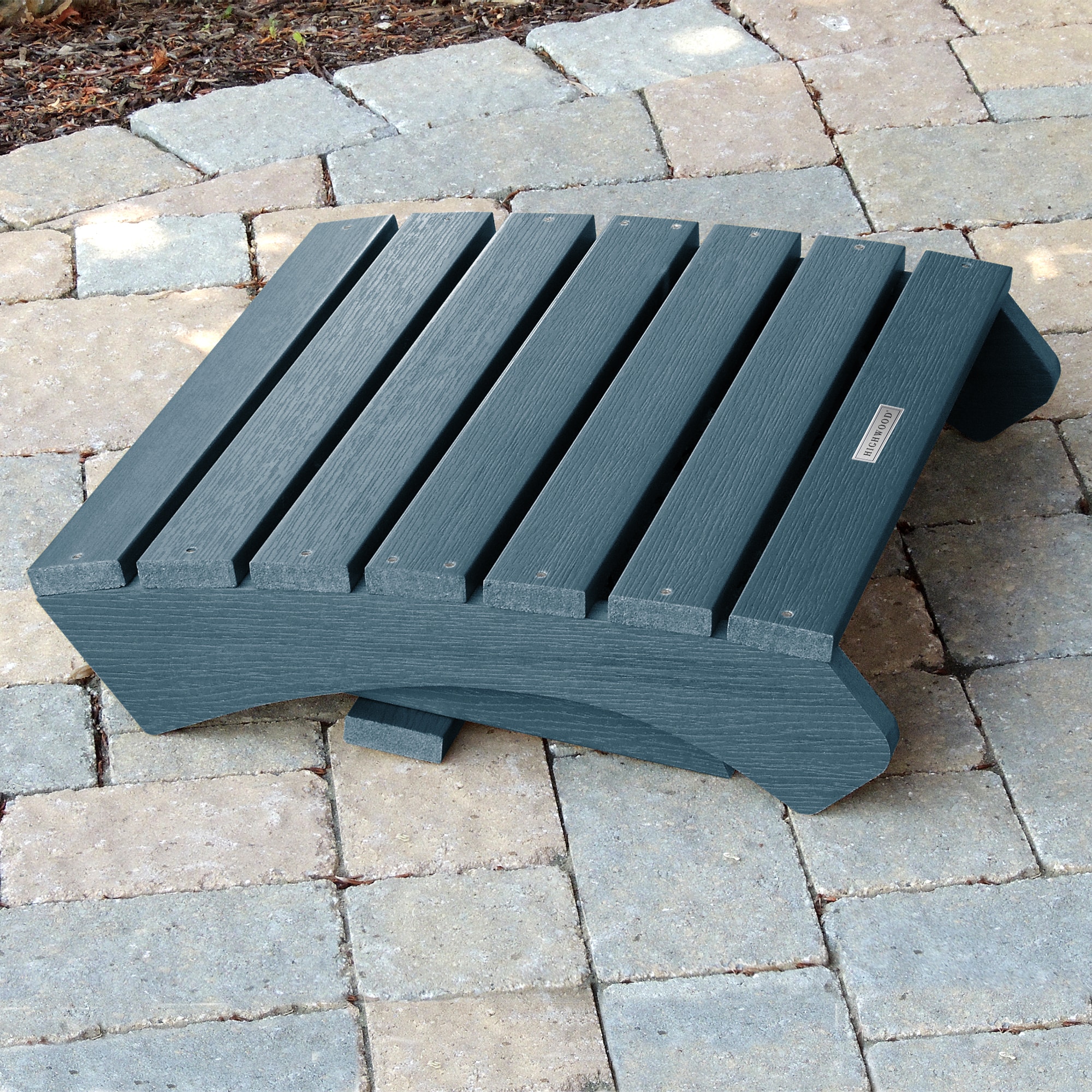 highwood Adirondack Nantucket Blue Poly-lumber Ottoman highwood Adirondack Nantucket Blue Poly-lumber Ottoman
