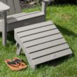 highwood Adirondack Gray Poly-lumber Ottoman highwood Adirondack Gray Poly-lumber Ottoman