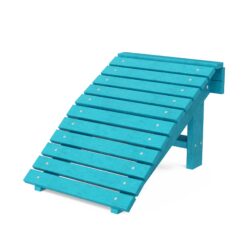 Wildridge Heritage Folding Aruba Blue HDPE Foot stool
