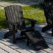 Wildridge Heritage Folding Black HDPE Foot stool