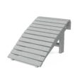 Wildridge Heritage Folding Light Gray HDPE Foot stool