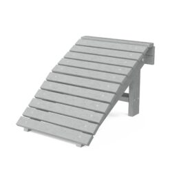 Wildridge Heritage Folding Light Gray HDPE Foot stool