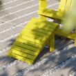 Wildridge Heritage Folding Lemon Yellow HDPE Foot stool