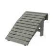 Wildridge Heritage Folding Dark Gray HDPE Foot stool