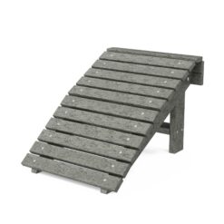 Wildridge Heritage Folding Dark Gray HDPE Foot stool