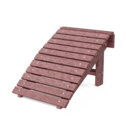Wildridge Heritage Folding Cherrywood HDPE Foot stool