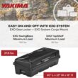 Yakima EXO GearLocker Car Cargo Carrier, Hard Top Shell Box for EXO SwingBase System, Black - Heavy-Duty Vehicle Storage Accessories for Travel and Camping