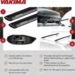 Yakima Set of 2 Roof Rack Crossbars, Rooftop Car, SUV, or Truck T-Slot Bars Compatible with StreamLine Tower – Bars Only, 50 Inch, JetStream