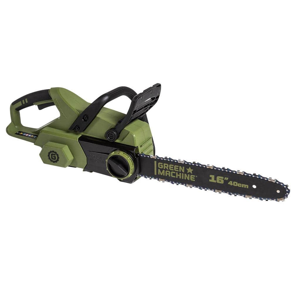 Green Machine 16 in. 62-Volt Brushless Battery Chainsaw (Tool Only) GMCS6200-16TO