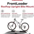 Yakima Rooftop Bike Rack Mount, Heavy-Duty Car & SUV Roof Carrier, FrontLoader, Black - Bicycle Storage Equipment and Accessories for Vehicles