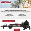 Yakima Rooftop Bike Rack Mount, Heavy-Duty Car & SUV Roof Carrier, FrontLoader, Black - Bicycle Storage Equipment and Accessories for Vehicles
