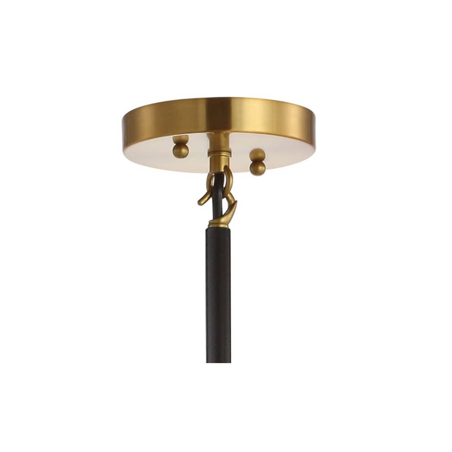 JONATHAN Y 28" Caleb Transitional 6 -Light Brass gold/black Modern/contemporary Frosted glass Globe Large Hanging Pendant Light JONATHAN Y 28" Caleb Transitional 6 -Light Brass gold/black Modern/contemporary Frosted glass Globe Large Hanging Pendant Light