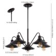 JONATHAN Y Cole Industrial Rustic 5 -Light Oil Rubbed Bronze Farmhouse Metal Linear Large Hanging Pendant Light JONATHAN Y Cole Industrial Rustic 5 -Light Oil Rubbed Bronze Farmhouse Metal Linear Large Hanging Pendant Light