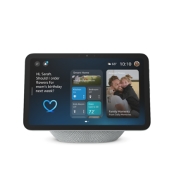 Amazon Echo Show 8, Glacier (newest model), Vibrant HD 8.7" display with spatial audio, designed for Alexa+