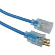 Southwire 100-ft 12 / 3 Heavy Duty 3 Prong Cool Blue Indoor/Outdoor Extension Power Cord