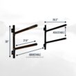 StoreYourBoard Shenandoah Kayak Storage - Outdoor Adjustable Rack - 2 Levels
