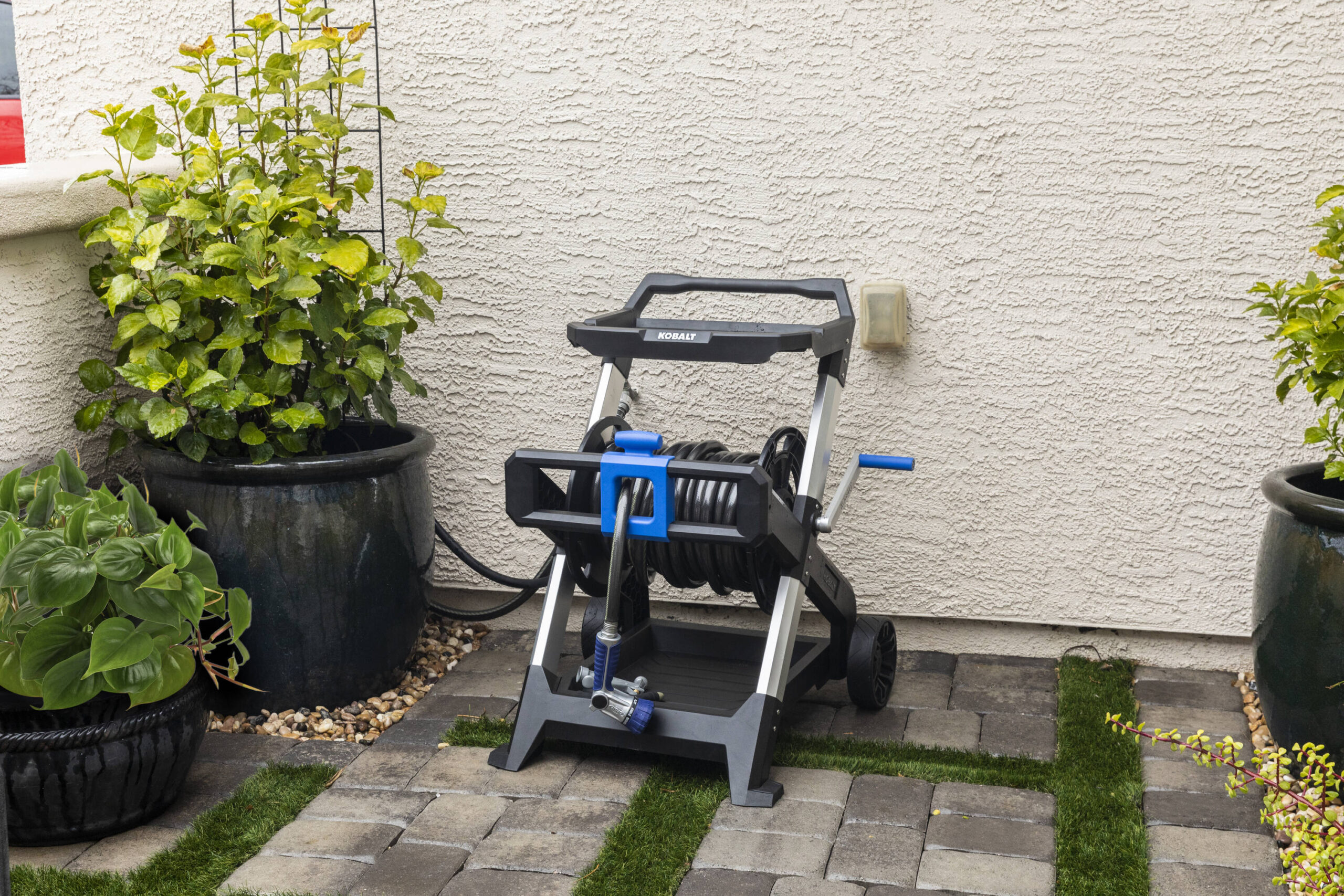Kobalt Aluminum 200-ft Cart Hose Reel Kobalt Aluminum 200-ft Cart Hose Reel