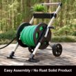Liberty Garden Explorer Aluminum 250-ft Cart Hose Reel