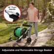 Liberty Garden Explorer Aluminum 250-ft Cart Hose Reel