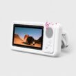 Waterproof Shower Phone Holder with Bluetooth Speaker and 360° Rotating Touch Screen Case