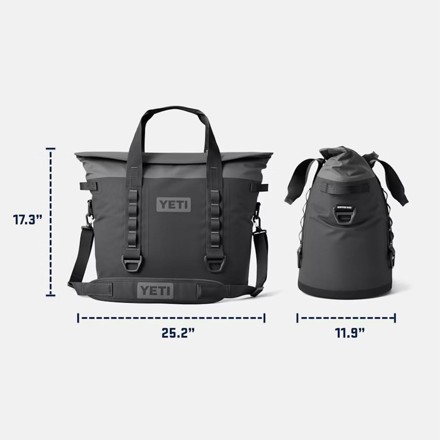 YETI Hopper M30 2.0 Soft Cooler - Classic Navy YETI Hopper M30 2.0 Soft Cooler - Classic Navy - Image 4