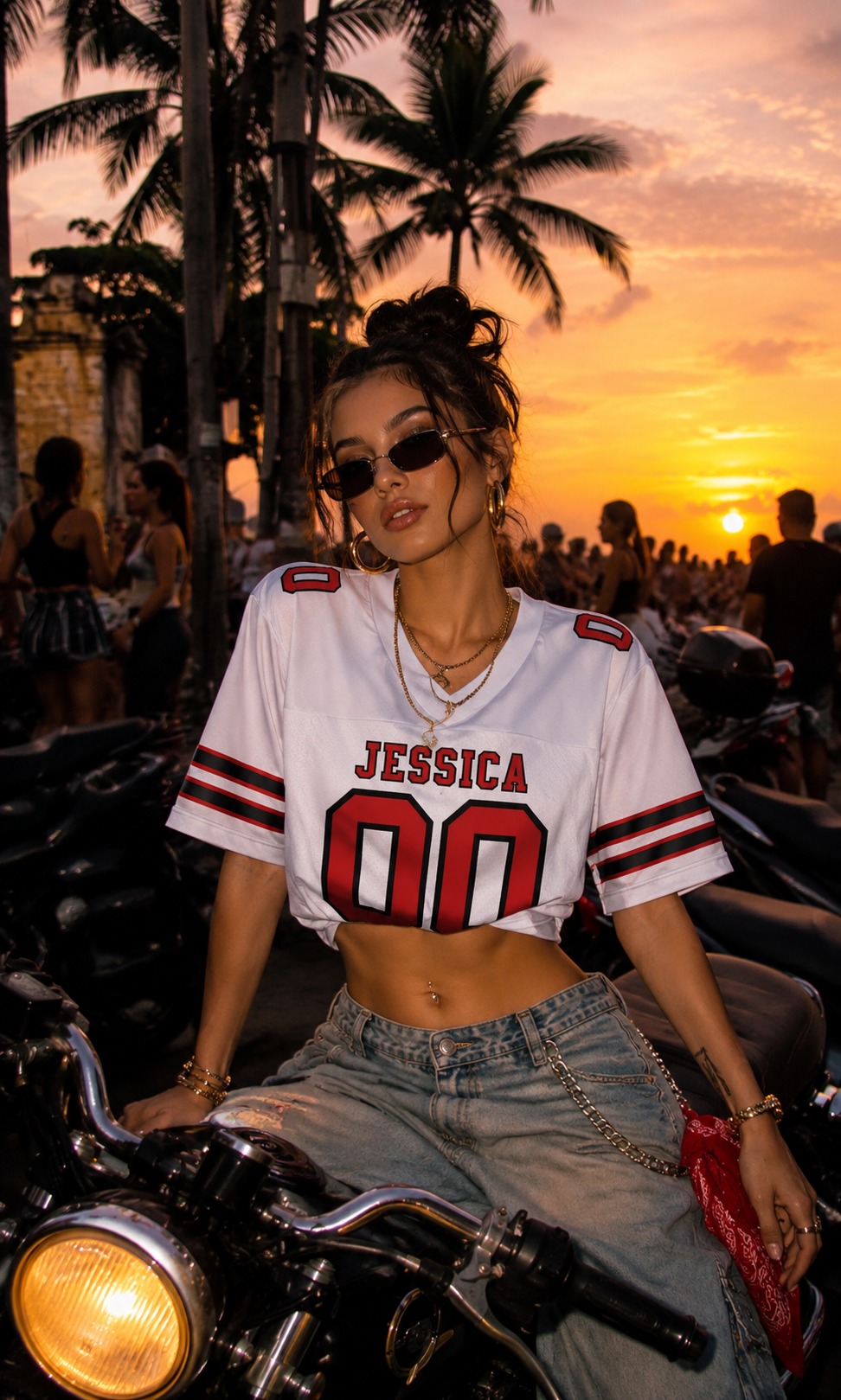 Custom White Red-Black Classic Style Hybrid Mesh Football Jersey With Name Patch Custom White Red-Black Classic Style Hybrid Mesh Football Jersey With Name Patch - Image 3