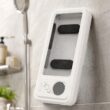 Waterproof Shower Phone Holder with Bluetooth Speaker and 360° Rotating Touch Screen Case