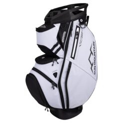 Sun Mountain Men's C130 Lightweight Cart Golf Bag, 14-Way Top, 2025 Model, Black White