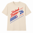 USA Soccer Club 2026 T-Shirt Retro Patriotic Graphic Tee Unisex