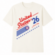 USA Soccer Club 2026 T-Shirt Retro Patriotic Graphic Tee Unisex