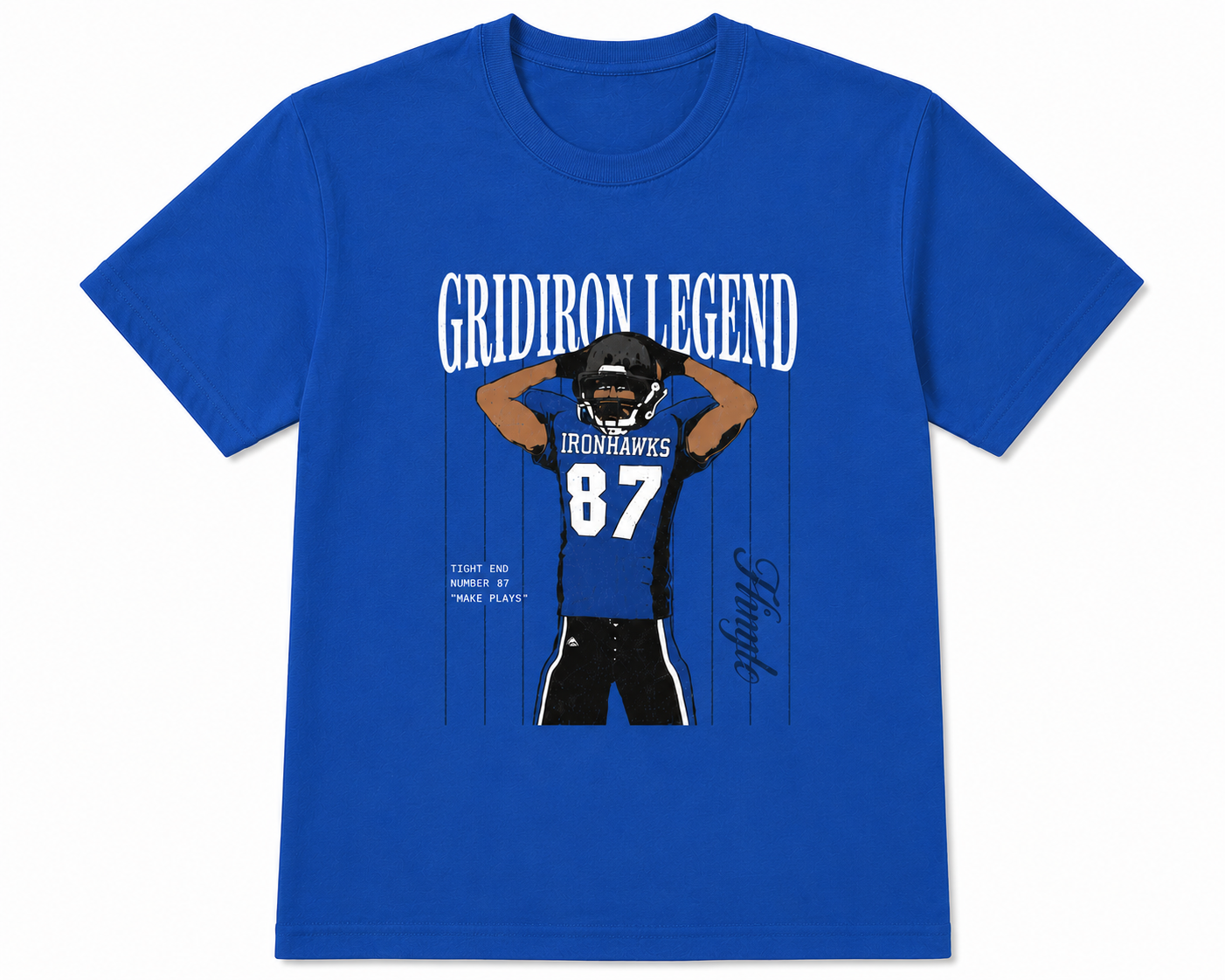 Gridiron Legend Football Graphic T-Shirt Vintage Sports Fan Tee Unisex Gridiron Legend Football Graphic T-Shirt Vintage Sports Fan Tee Unisex