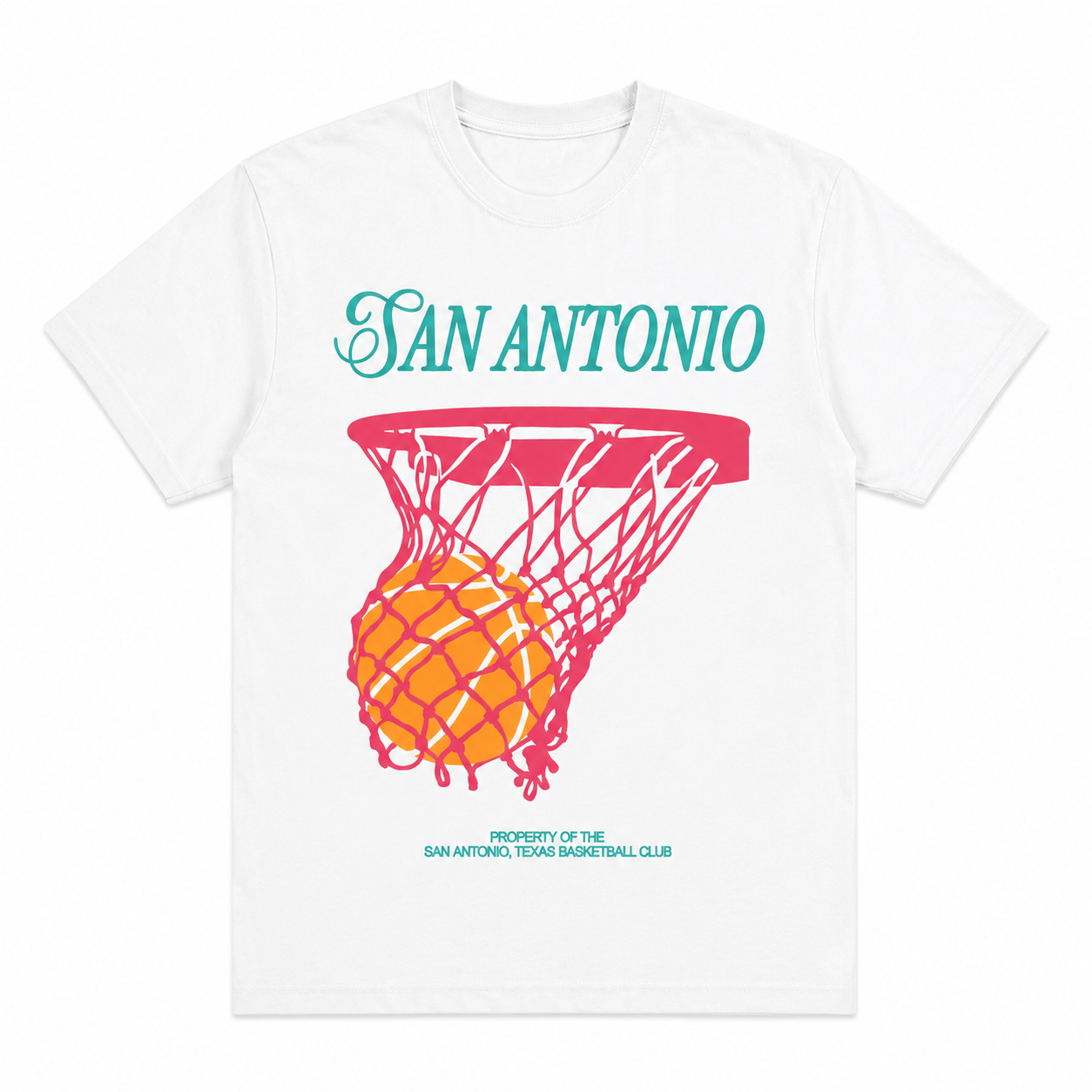 San Antonio Retro Basketball Hoop Graphic T-Shirt Vintage Sports Fan Tee San Antonio Retro Basketball Hoop Graphic T-Shirt Vintage Sports Fan Tee