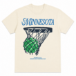Minnesota Retro Basketball Hoop Graphic T-Shirt Vintage Sports Fan Tee