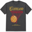 Cleveland Retro Basketball Hoop Graphic T-Shirt Vintage Sports Fan Tee
