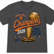 New York Basketball Champions 2026 Trophy Graphic T-Shirt Unisex