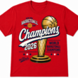 New York Basketball Champions 2026 Trophy Graphic T-Shirt Unisex