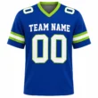 Custom Football Jersey for Men and Women Blue Green