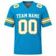 Custom Football Jersey for Men and Women Light, Blue Yellow
