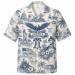 250 Years of America Hawaiian Shirt | Patriotic Aloha Shirt 1776–2026