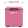 Igloo Tag-a-Long Too Highrise 19 QT Hard-Sided Cooler, Thrift Pink