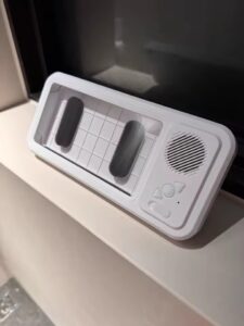 Waterproof Shower Phone Holder with Bluetooth Speaker and 360° Rotating Touch Screen Case